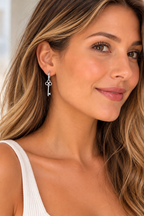 DUGO Key Hoop Earrings – view 8