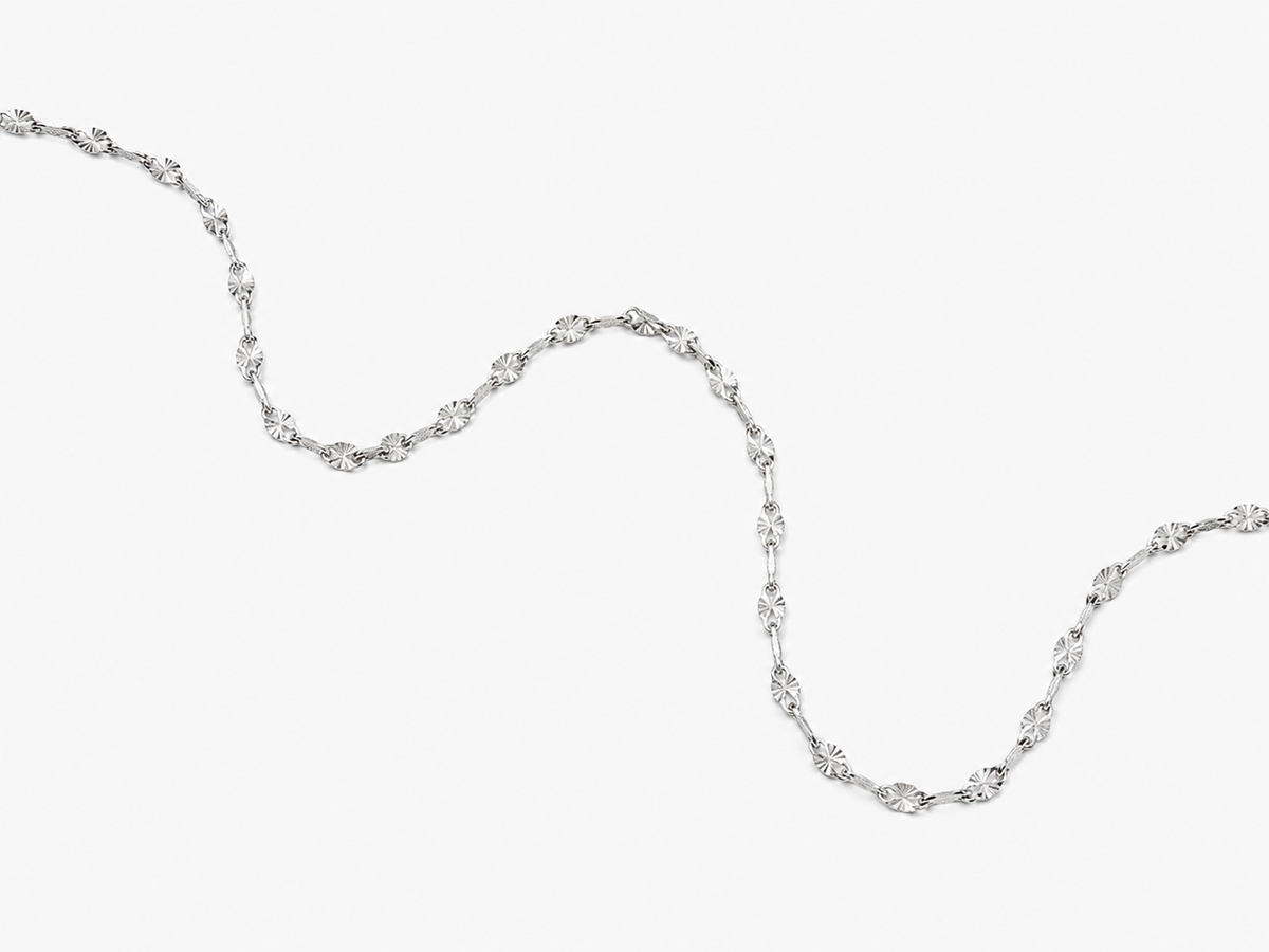 DUGO Lip Textured Chain Anklet – view 6