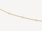 DUGO Minimalist Heart Anklet – view 4