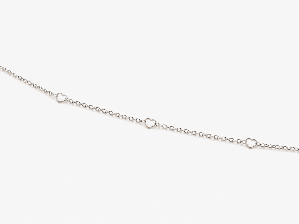 DUGO Minimalist Heart Anklet – view 8