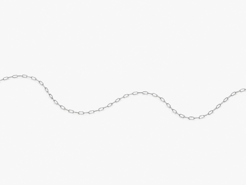 DUGO Paperclip Thin Anklet – view 8