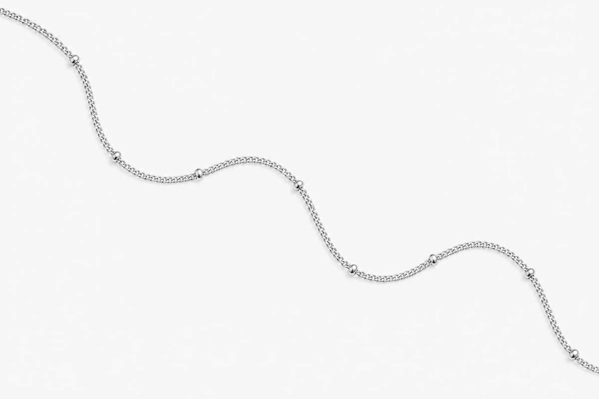 DUGO Satellite Curb Chain Anklet – view 5