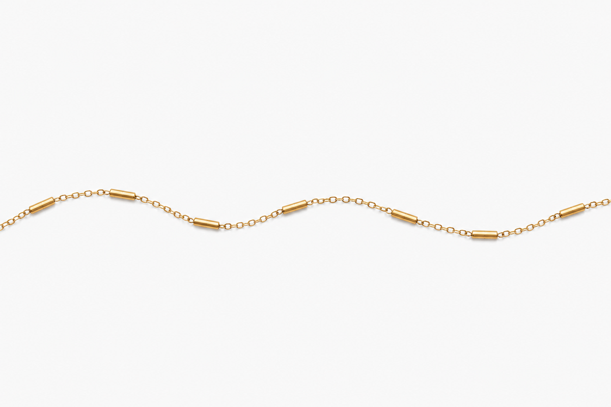 DUGO Tube Chain Anklet – view 4