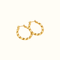 DUGO Twisted Hoop Earrings – view 1